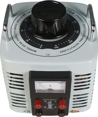 Obrázek produktu pro Toroidní proměnný transformátor McPower ''V-8000'', 0-250 V, 8 A, 2 000 W, NE galvanicky oddělený