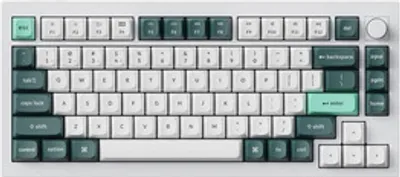 Produktbild von Keychron Q1 HE Kabellose Tastatur RGB Nebula Magnetschalter (Weiß) [Q1H-P1].