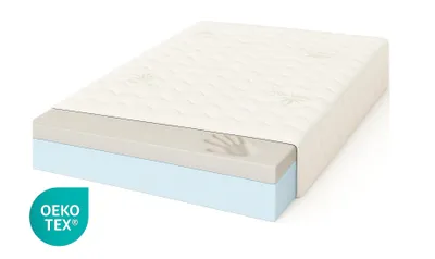 Produktbild von Hochelastische HR VISCO MEMORY Matratze 90X200 H2 H3 Antiallergisch Weiß