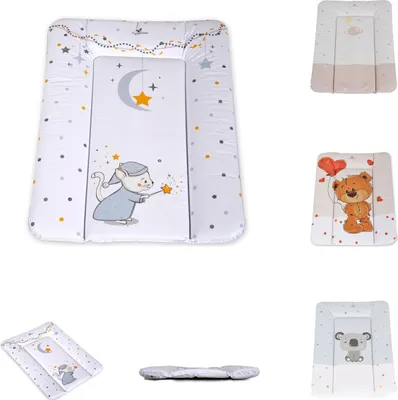 Produktbild von Cangroo Wickelauflage Soft 50 x 70 cm, gepolstert erhhter Rand, abwaschbar wei