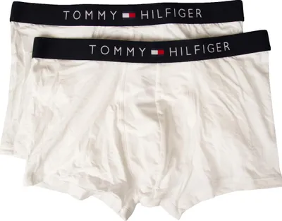 Obrázek produktu pro TH TOMMY HILFIGER Pánské boxerky, balení 2 ks, viditelný elastický pas, strečové bavlněné spodní prádlo, č. výrobku C812613075, 2 ks, XXL, 93 % bavlna, 7 % Elastan