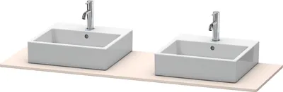 Immagine prodotto di Console Duravit XSquare, 2 découpes, 1600x16x550mm, XS063HB8383, XS063HB8383