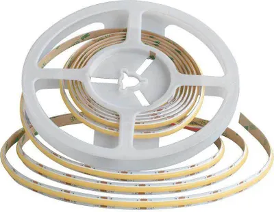 Produktbild von 5m COB LED Streifen Strip DC 24V LED Strips mit 480LEDs 8mm Breite Warmweiß 5 Meter
