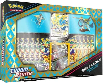 Immagine prodotto di Pokémon: Crown Zenith - Collezione di figure premium di Zamazenta Shiny (versione inglese)