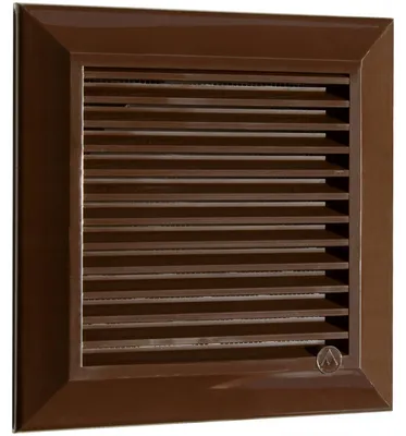 Produktbild von Dospel Lüftungsgitter 007-4197 braun quadratisch PVC