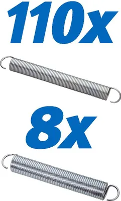 Produktbild von Eurotramp Trampolin-Sprungfeder "Grand Master Exclusiv/Premium", 118 Stück für GME und Premium