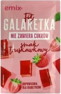 Obrázok produktu pre Emix Galaretka o smaku truskawkowym bez cukru 25 g