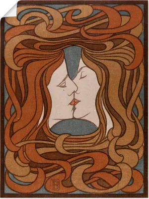 Produktbild von ARTland Poster Der Kuss. 1898 Größe: 30x40 cm