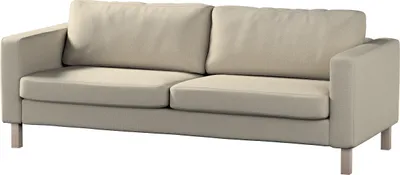 Produktbild von Dekoria Bezug für Karlstad Schlafsofa, grau-beige, Bezug für Karlstad 3-Sitzer ausklappbar