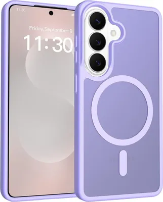 Produktbild von Samsung Galaxy S26 Hülle - Coverup Mattes Transparentes Back Cover - MagSafe Compatible - Violett