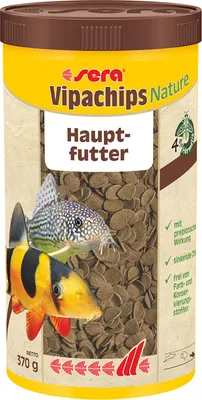 Produktbild von sera 00519, Zierfisch, Trockenfischfutter, Splitter, Vitamin A, Vitamin B, Vitamin C, Vitamin D, Vitamin E, 32%, 7,4%