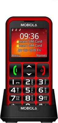 Zdjęcie produktu dla Telefon Gsm Mobiola  Mb700 2G Telefon Dla Seniora Czerwony