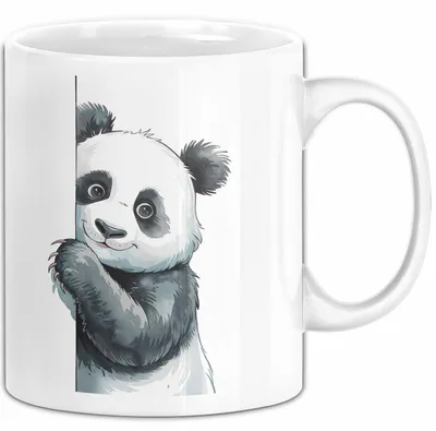 Produktbild von Süßer Panda Tasse Geschenk Lustige Geschenkidee Spruch (Weiß)