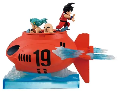 Imagen del producto de Figura de Bandai: Son Goku, Bulma y Krillin (contra el Ejército Rojo). Talla única