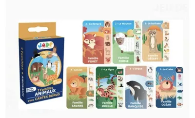 Immagine prodotto di J.A.D.E. Gioco delle 7 famiglie - Gli animali - MGM