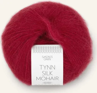 Produktbild von Sandnes Tynn Silk Mohair 25g 4236 deep red