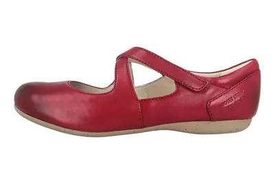 Obrázok produktu pre Josef Seibel Fiona 72 baleríny v plusových veľkostiach červené 87272-971-490 veľké dámske topánky