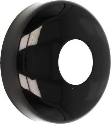 Produktbild von tecuro DESIGN-Hahnrosette 1 Zoll Ø 34 mm x Ø 67 mm x 10 mm - schwarz