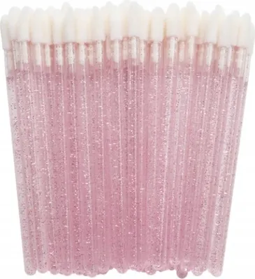 Produktbild von Samtkristall-Applikatoren für WIMPERN und LIPPEN, Pink, 50 Stück.
