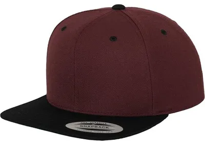 Image de Casquette Flexfit - Snapback TN1304 (taille unique) (bordeaux/noir)