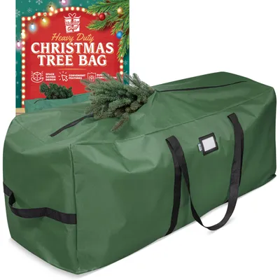 Weihnachtsbaum-Aufbewahrungstasche, 2,75 m, Polyester, grün