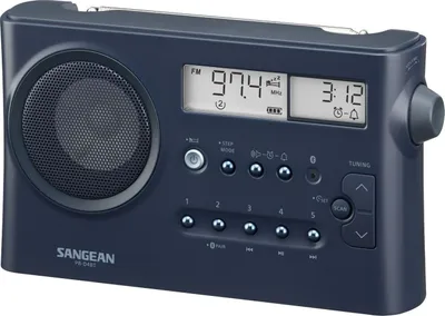 Produktbild von SANGEAN Sangean Electronics PR-D4BT Tischradio UKW MW AM FM Bluetooth Weckfunktion Dunkelblau