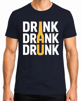 Imagen del producto de Camiseta para hombre, estilo retro, con diseño de "cerveza", "fiesta", "beber", "botella", "bar", "regalo". Color azul marino, talla XXL
