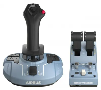Image de Thrustmaster Airbus Edition Schwarz - Blau USB Joystick Analog / Digital PC (2960842)