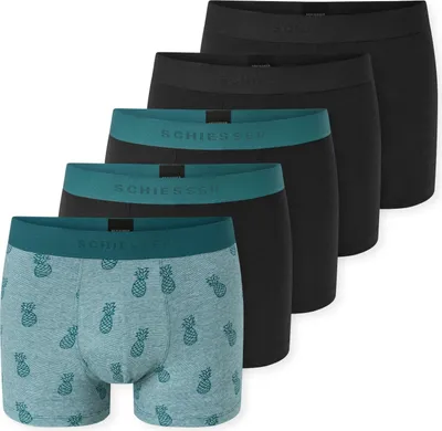 Immagine prodotto di Schiesser, confezione da 5 boxer da uomo in cotone, multipack - 95/5