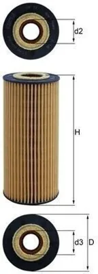 Immagine prodotto di Filtro dell'olio per cambio automatico MAHLE HX 77, adatto per VOLVO FM, FM 9, FH 12, 8500, 9700