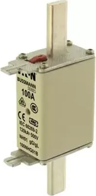 Produktbild von Eaton 100NHG01B NH-Sicherung mit mechanischer Sicherungsanzeige Sicherungsgröße = 1 100 A 500 V 3 St