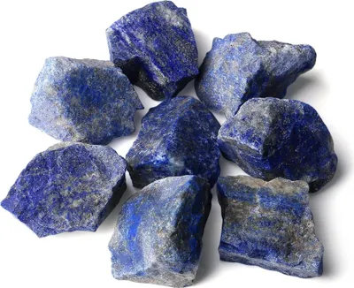 Image de Grand lapis-lazuli brut Pierres d'eau Premium Cristaux Set de 4 pièces