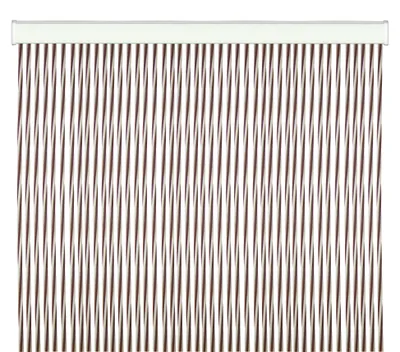 Immagine prodotto di Tenda per porte in PVC antirumore antimosche Twist - 125x240 cm. Brown