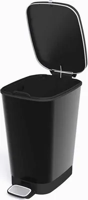 Produktbild von KIS 8071800 1784 Rechteckiger Abfalleimer Schwarz