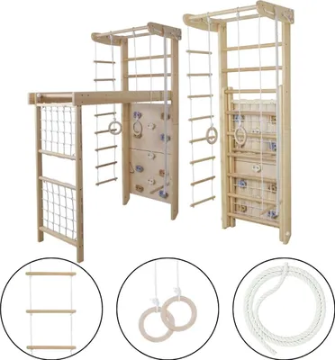 Image de Espalier en bois Échelle de gymnastique Winner Plus Bois