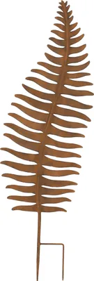 Produktbild von FRANK FLECHTWAREN Farnblatt, Garten-Deko ,Gartenstecker, Dekorationsstecker, Metallstecker Farnblatt