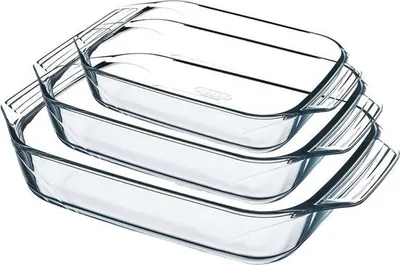 Obrázek produktu pro Kuchyňské misky, borosilikátové sklo, průhledné, 39 mm x 25 mm