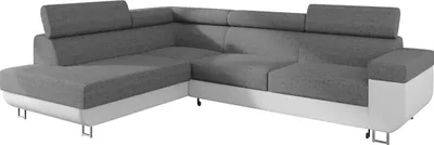 Produktbild von MIRJAN24 Ecksofa Fonti, Eckcouch mit Schlaffunktion und Bettkasten, L-Form Sofa vom Hersteller (Soft 017 + Lux 05, Seite: Links)
