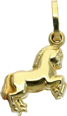 Produktbild von Anhänger Kettenanhänger Pferd aus Gold 333 (8 kt)