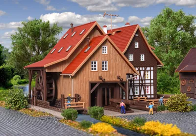 Produktbild von Vollmer 47713 Spur N - Tonbachmühle mit Mühlrad und Sägegatter