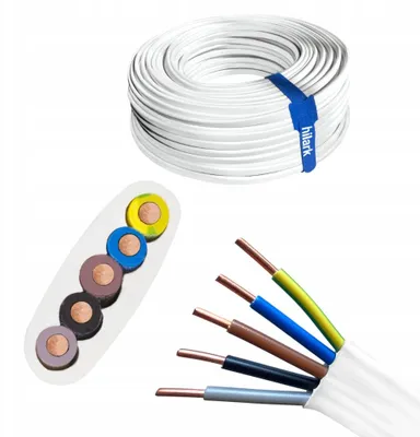 Productafbeelding van Installatiedraad YDYP, 5x4mm², 1 meter