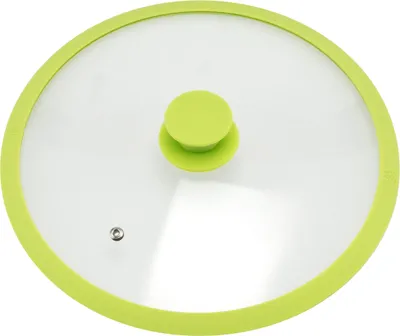 Produktbild von bremermann Glasdeckel mit Silikonrand für 28 cm Töpfe und Pfannen, grün