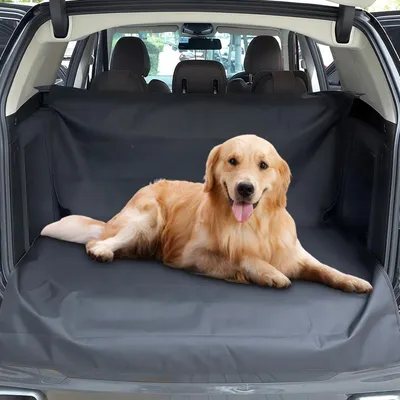 Imagen del producto de Alfombrilla protectora para el maletero, impermeable y resistente a los arañazos, de 150 x 120 cm, para perros