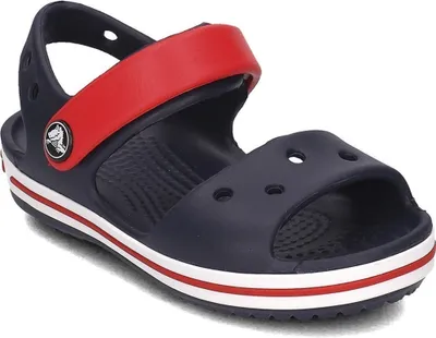 Produktbild von Crocs Kids' Crocband Sandalen Red/Navy 19-20