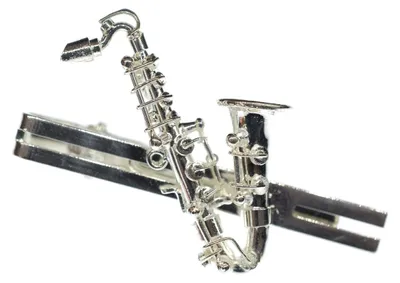 Produktbild von Saxofon Krawattennadel Krawattenhalter Miniblings Sax Saxophon Musik silber +Box