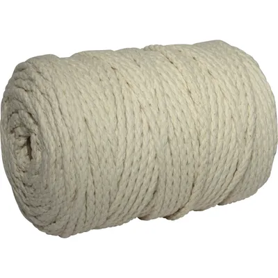 Image de Fil de macramé naturel 6 mm, 100 m