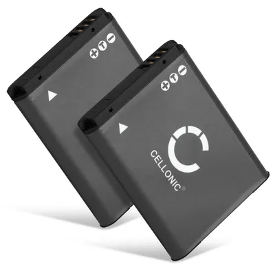 Produktbild von CELLONIC 2x Akku für Kamera Kompatibel mit Samsung ES90, DV150F, MV800, BP70A - (700mAh, 3.7V)