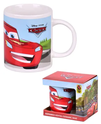 Produktbild von Disney Cars Tasse Kindertasse Keramik Becher 325 ml im Geschenkkarton