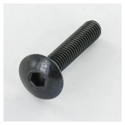 Produktbild von Schraube Flachrundkopfschraube M8X50 Schraubenschlüssel 5 Stahl schwarz verzinkt