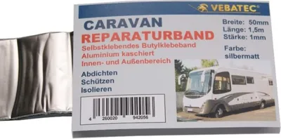 Produktbild von Vebatec CARAVAN Reparaturband Alu-silbermatt 50mm x 1,5m